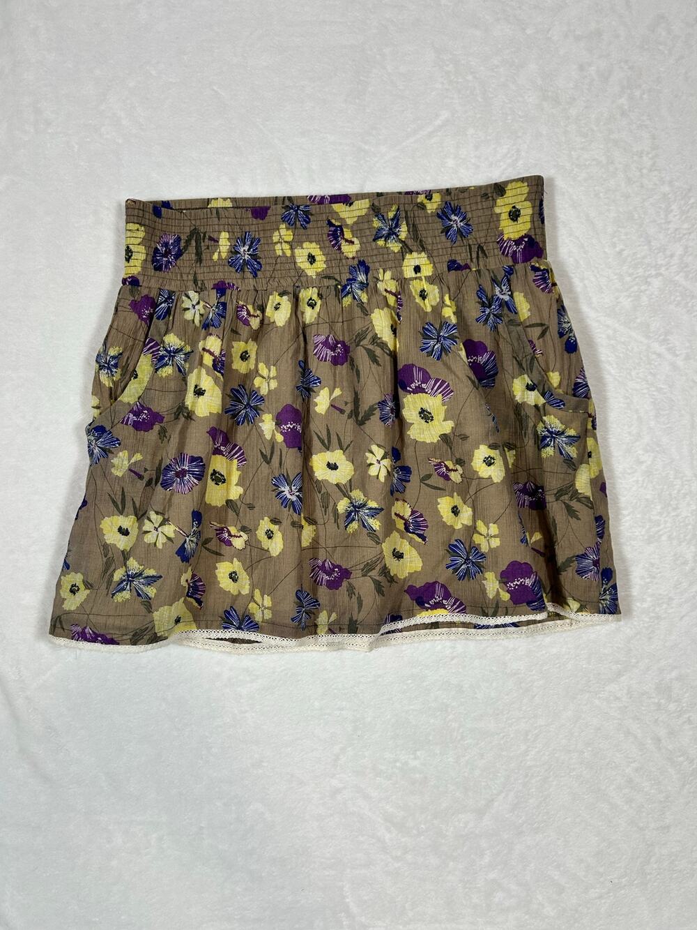 Charlotte Russe Floral Skirt Size M